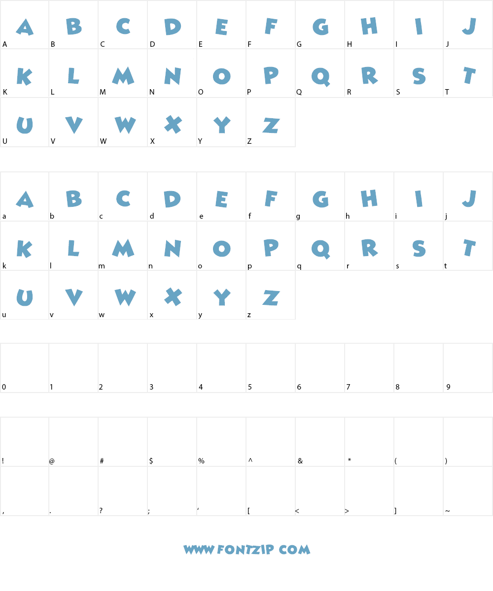 Mickey Mouse Font Character